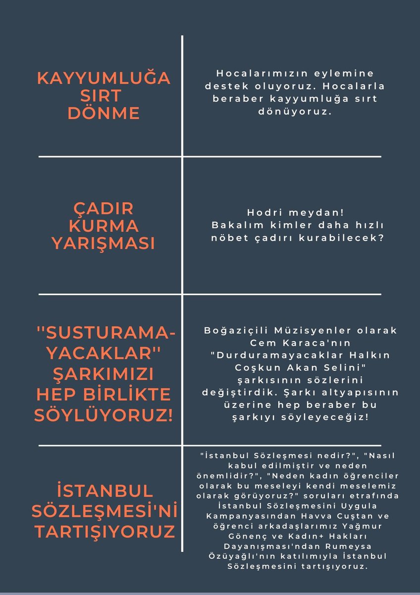nocontextBOUN's tweet photo. Boğaziçi Boykotta: Direniş Festivali

Etkinlik detayları ve katılım için: https://t.co/PTWx1Ojgyq 

#6TutukluArkadaşımızİçin6GünBoykottayız 
#KabulEtmiyoruzVazgeçmiyoruz https://t.co/zgTmbM3QU0