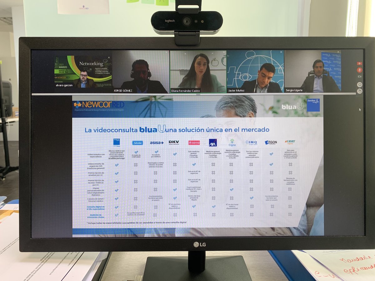 newcorred's tweet image. Continuamos con la presentación de ⁦@sanitas⁩  con la presentación del equipo de Jorge Gómez. #NetworkingDays
