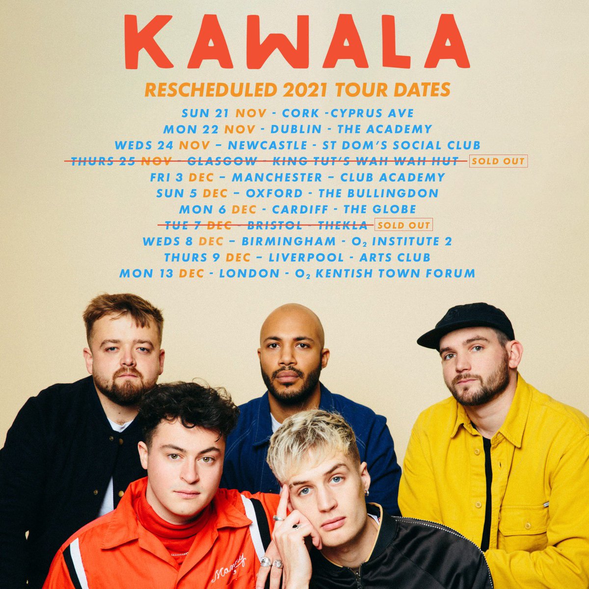 KawalaOfficial's tweet image. BIG NEWS‼️This one is ACTUALLY gonna happen 😅

Based on madness we can’t control we’ve had to move our tour dates back to November. This comes w a promise that these will be the greatest shows you have ever attended 💋

kawalaofficial.com