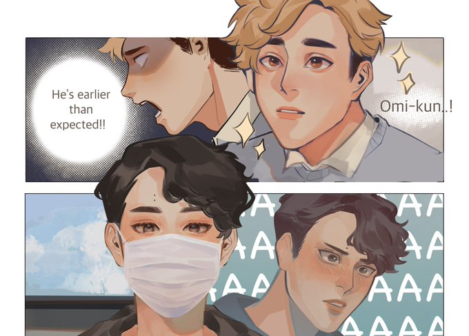 A preview of a #sakuatsu comic I made for @sfisakuatsuzine !!! U wanna buy it sooo bad ??????‼️‼️ SKDJSJD but do check us out!! Everyone worked really hard for this!! And there's so many talented contributors ??✋✋

https://t.co/q1yjGTdsC0 