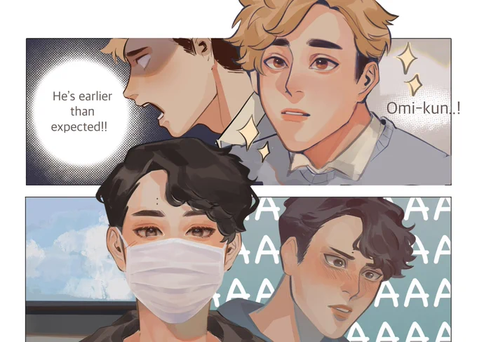 A preview of a #sakuatsu comic I made for @sfisakuatsuzine !!! U wanna buy it sooo bad ??????‼️‼️ SKDJSJD but do check us out!! Everyone worked really hard for this!! And there's so many talented contributors ??✋✋

https://t.co/q1yjGTdsC0 