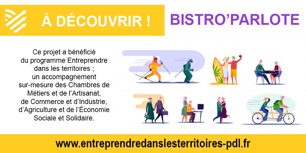 entreprendrepdl's tweet photo. ILS ONT OSÉ SE LANCER ! 
Des porteur·euses de projet ont bénéficié d’un accompagnement sur-mesure pour la concrétisation de leur #projet ! 📘💪👉🎉

Aujourd'hui : Bistro'Parlote un projet pour les #seniors
👉 https://t.co/WmPQw6Z9eH

@CCI49 @IRESA49 
#Entreprendre #silvereco https://t.co/zZFwwKYcbT