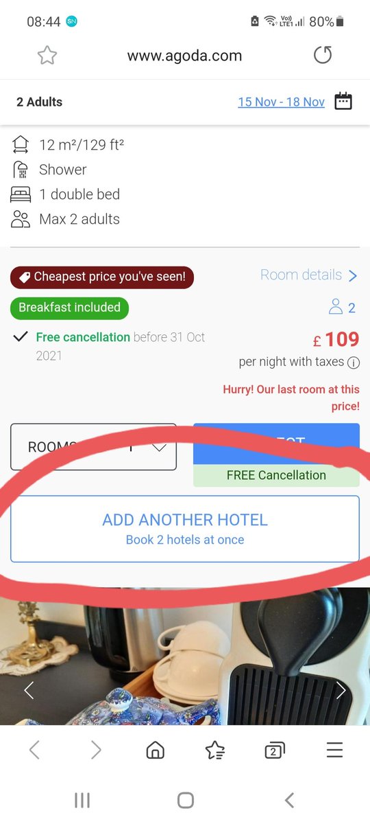 stonemileyorkie's tweet photo. Thought this would be of interest @BandBassoc @MicroBizGirl @UKHospKate following the 'spread booking' trend. This is being clearly advertised and 'encouraged' by Agoda (affiliate partner of booking dot com). Found this on our listing and standard across board. Shocking https://t.co/RJ8T6lnSEY