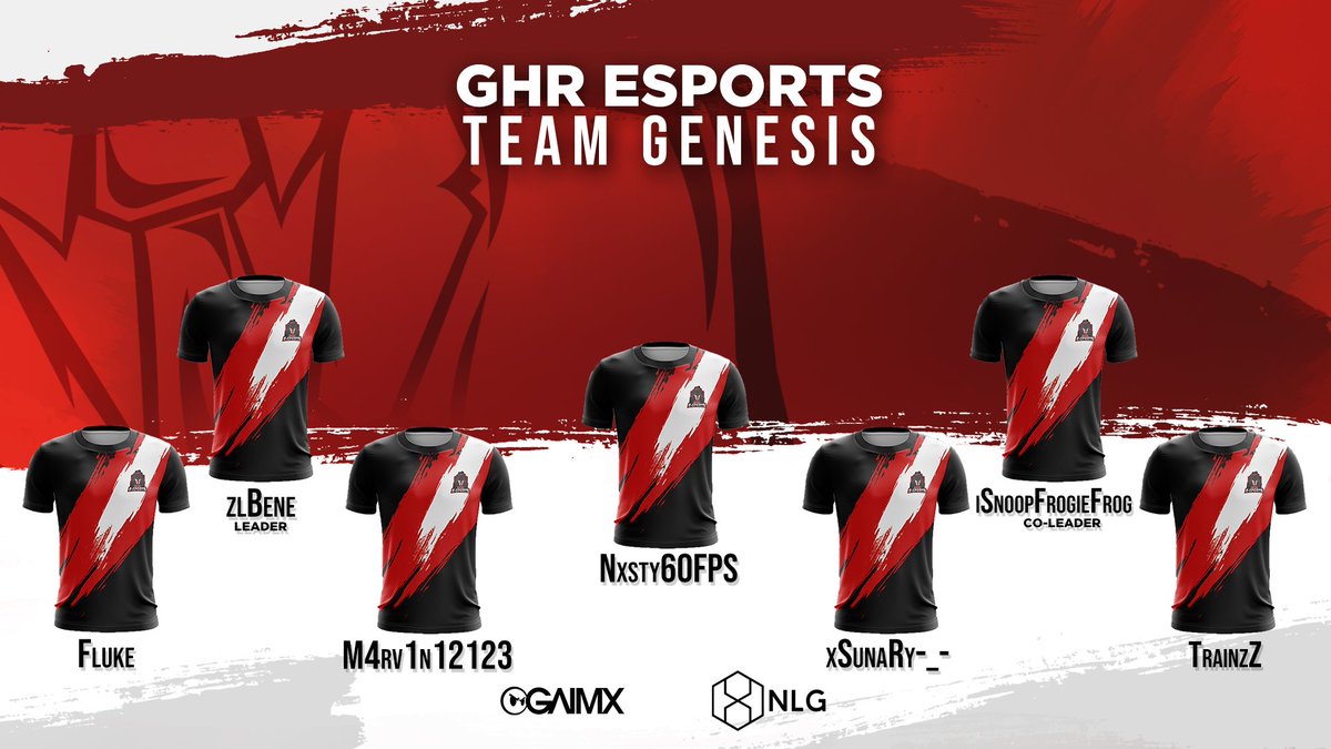 🔴 Neues CoD Team | Vorstellung Team Genesis ⚫⠀

➡️ Kurz vor Start der neuen CGL Season, möchten wir euch unser neues SnD Team mit dem Namen „Genesis“ präsentieren.

Gesamte Vorstellung:
ghr-esports.com/neues-cod-team…

Herzlich willkommen an die Jungs ❤️
#playhardbeagentleman #ghrarmy