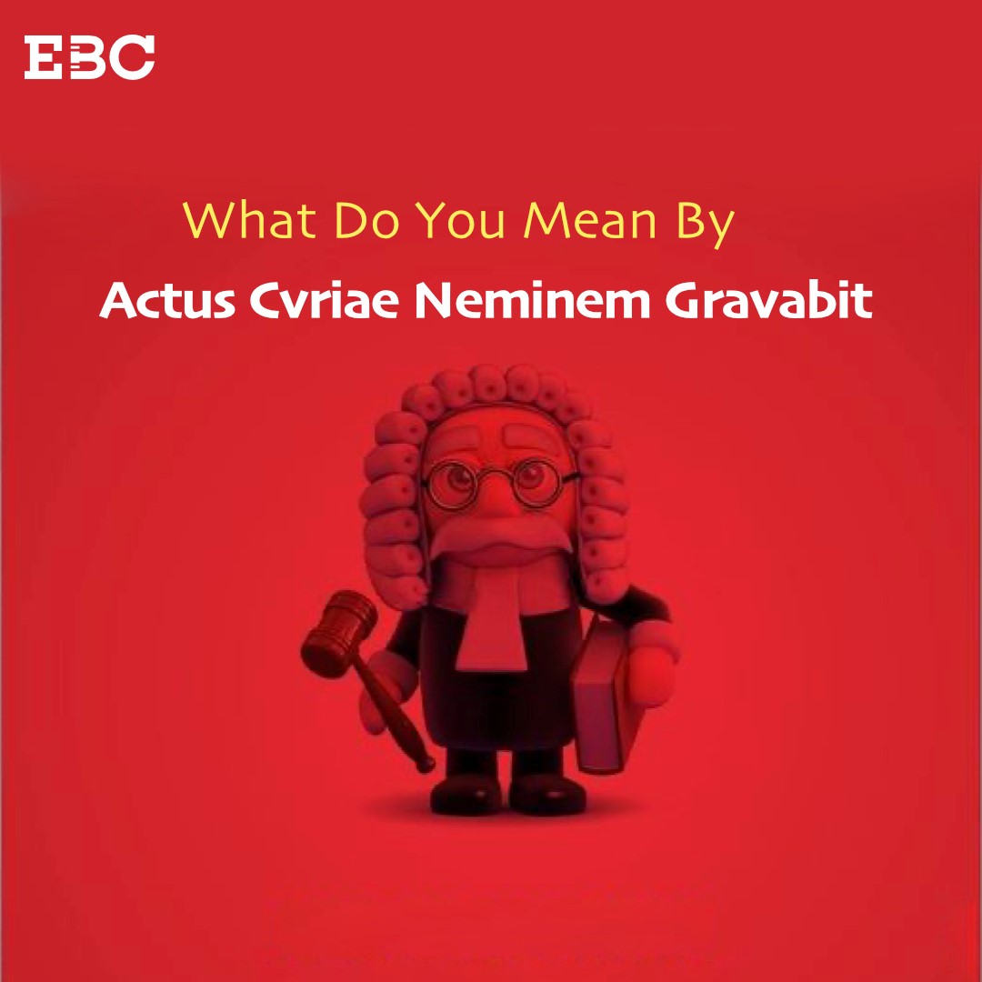 The Legal Maxim means- An act of the Court shall prejudice no one.

It is applicable when a situation is projected where the Court is under an obligation to undo the wrong done to a party by the act of the Court.

#Legalmaxim #Judgment #EasternBookCompany  #law #legal