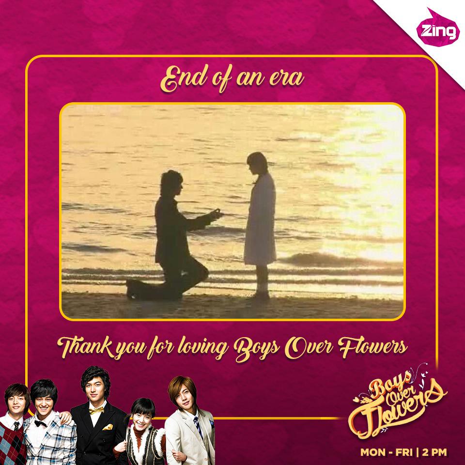 zingtv's tweet photo. Boys Over Flowers has ended and we can't deal with it ππππ
#KDramaOnZing #KDrama #Zing #BoysOverFlowers #BoysOverFlowersonZing #BOF #endofboysoverflowers #goodbyebof #endofanera #koreandrama #koreandramas #koreanshow #koreanshows #boysoverflowersdrama #kdramalovers https://t.co/AEXaJpRZ8T