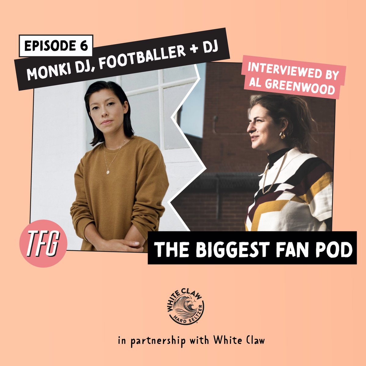 Episode 6 of <a href="/biggestfanpod/">The Biggest Fan Pod</a> is LIVE!

Proudly supported by <a href="/WhiteClawUK/">White Claw UK</a>, the refreshing seltzer bringing us a wave of summer, @AlGreenwood9 from <a href="/sportsteam_/">Sports Team</a> chats with <a href="/monki_dj/">MONKI</a> talks all things music, football + first loves. 

open.spotify.com/episode/1wiEVT…