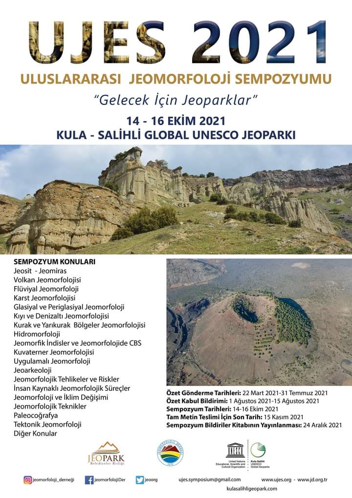 Türkiye'den ve yurt dışından yerbilimcileri, Gelecek İçin Jeoparklar temalı bilimsel etkinliğimize davet etmekten mutluluk duyuyoruz.