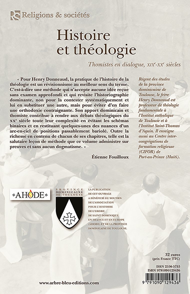 [Paru] Histoire et théologie. Thomistes en dialogue, XIXe-XXe siècles

Henry Donneaud

Préface d’Étienne Fouilloux
Postface de Serge-Thomas Bonino

<a href="/arbre_bleu/">Arbre bleu éditions</a>, collection « Religions et sociétés »

arbre-bleu-editions.com/histoire-et-th…

Plaquette de présentation : arbre-bleu-editions.com/assets/040_his…