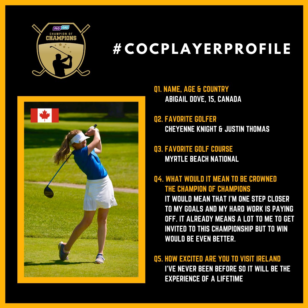 Champ_Of_Champs's tweet photo. Today’s #cocplayerprofile comes from Canada’s Abigail Dove 🇨🇦 https://t.co/rMKfpTwR3q