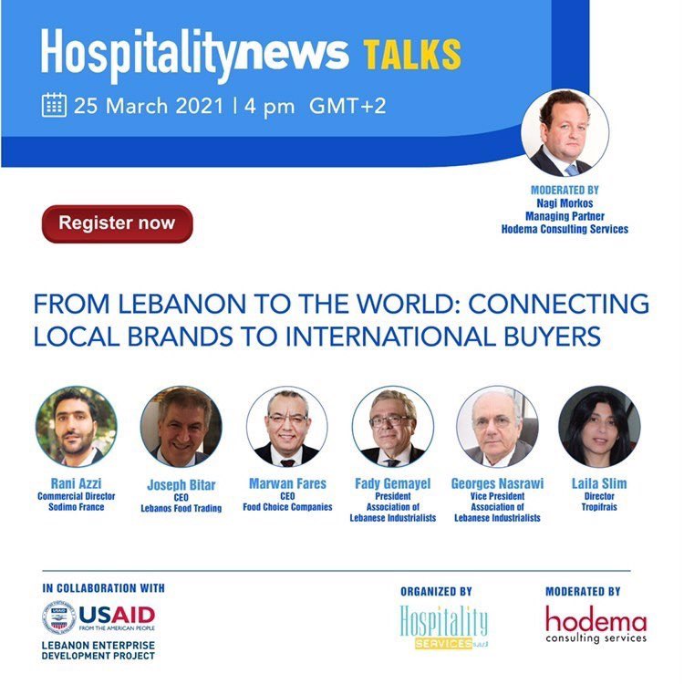 Rasha_G_Haddad's tweet photo. From #Lebanon to the #world: Connecting Local Brands to International Buyers 🇱🇧 
-
25/3/2021
-
Registration link:
https://t.co/eZBj1TXYBq https://t.co/bXvzBmD8jd