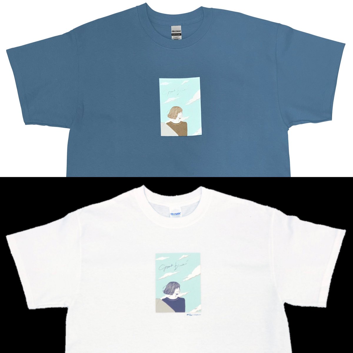 goodblue9's tweet photo. 【桜が咲き始めたので】

goodblue' × yasuna
『雨上がりTシャツ』 ¥2,500

https://t.co/aQHqpGNTEu

#ぐどぶる

【Tシャツの時期も近付いてる？】 https://t.co/WW4J7OYMeW