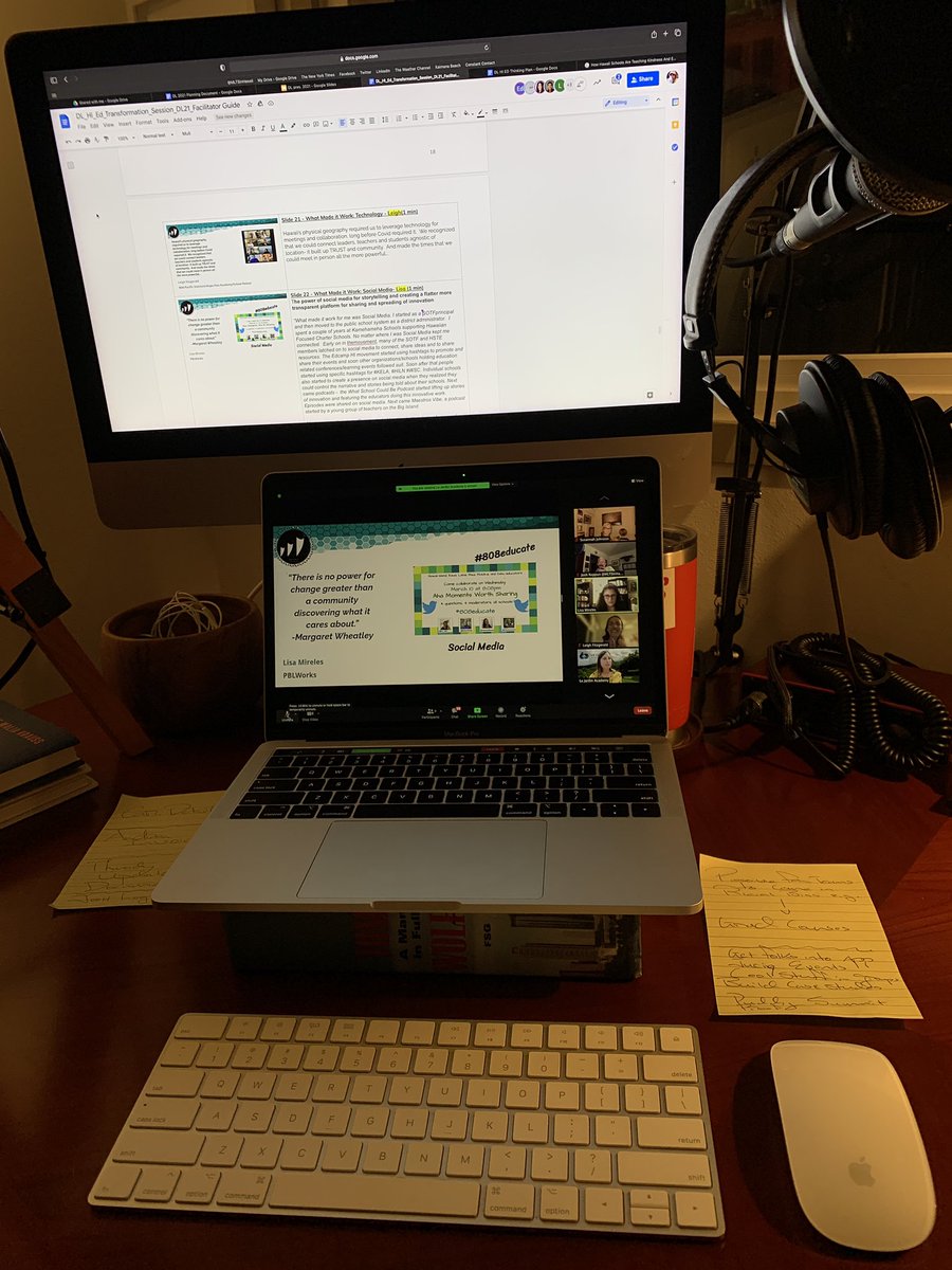 joshreppun's tweet photo. Spending and epic March Monday with 8 other colleagues, public, private and charter preparing to present at the virtual 2021 Deeper Learning #DeeperLearningConference on Wednesday. We are #manywaaonevoyage and committed to #whatschoolcouldbe. 🌈🐬 https://t.co/nUyojxXkbY
