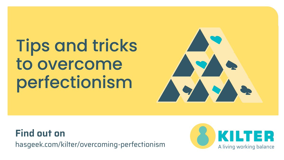 KilterClub's tweet photo. Starting with a less than perfect day? Reset your thoughts by tuning your mind to set smaller, measurable goals. Overcome perfectionism. Primers, video and slides by @tariquesani on: https://t.co/gW2ccUze9F https://t.co/dy5U7qXmq0