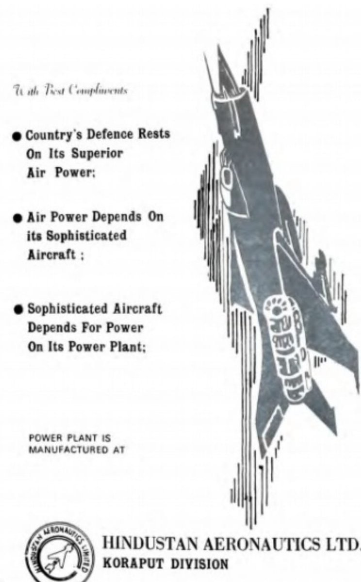 suryanandannet's tweet photo. 50 yrs back , Hindustan Aeronautics Limited ( HAL ) , #Sunabeda , #Koraput Advertisement in Odia Magazines.
#Hal #HalSunabeda @abdaal @dmkoraput
1. Advt in Magazine 2. Inside View HAL https://t.co/Tvs3nCH0CH