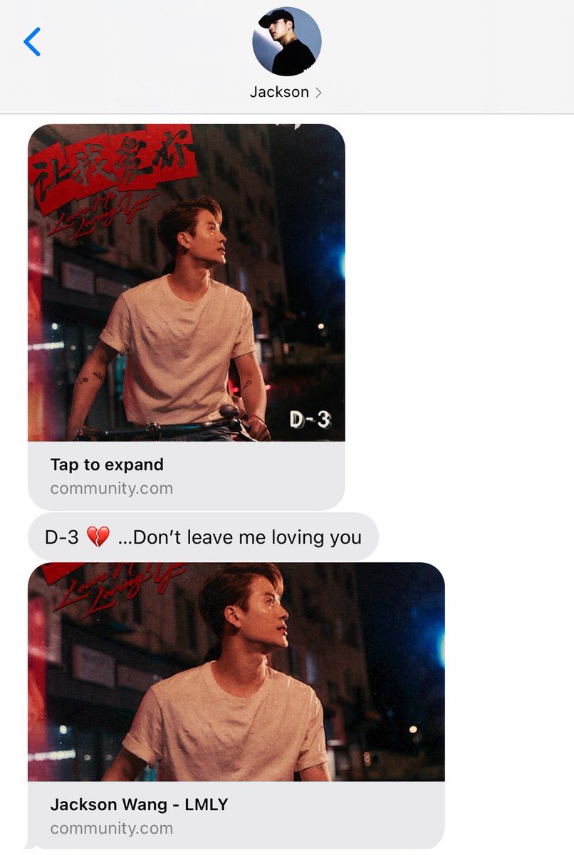 WangBrazil's tweet photo. [#JSTEXT] 210323

"D-3 💔 ... Não me deixe te amando"
https://t.co/InRPLixe24

#JacksonWang #王嘉尔 #잭슨 #TEAMWANG @JacksonWang852 @teamwangofcl https://t.co/i70t4z0pFF