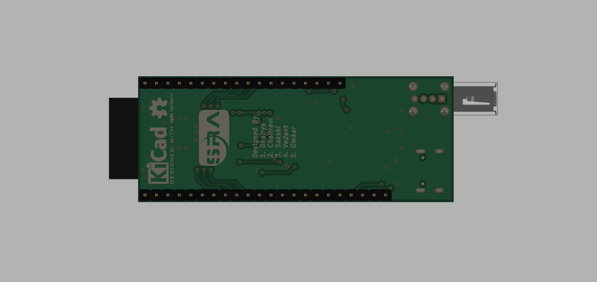 SRAVJTI's tweet photo. Introducing USBee32-S2, it is a ESP32-S2 based development board which breakouts USB pins through a USB type-A connector.

https://t.co/gkmrcUGSDn

Made by our second year members of SRA ! (@Dhairya110501, Sakshi and Chaitravi ) and mentored by @ombhilare999 and @ve0x10 😃 https://t.co/C5JrkZ2031