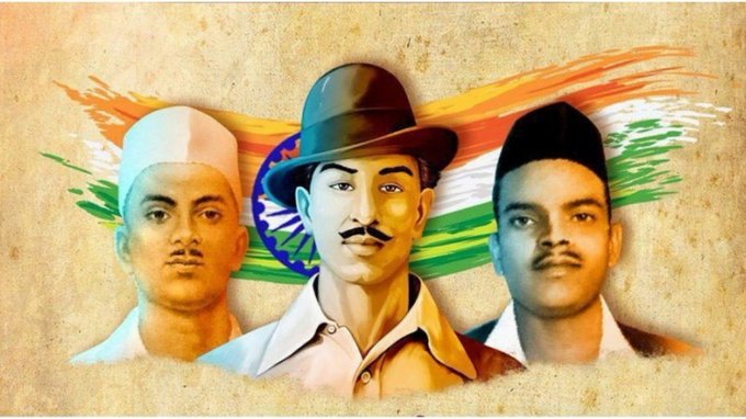 The nation is remembering the freedom fighters Shaheed Bhagat Singh, Shaheed Rajguru, and Shaheed Sukhdev on their martyrdom day on Tuesday.