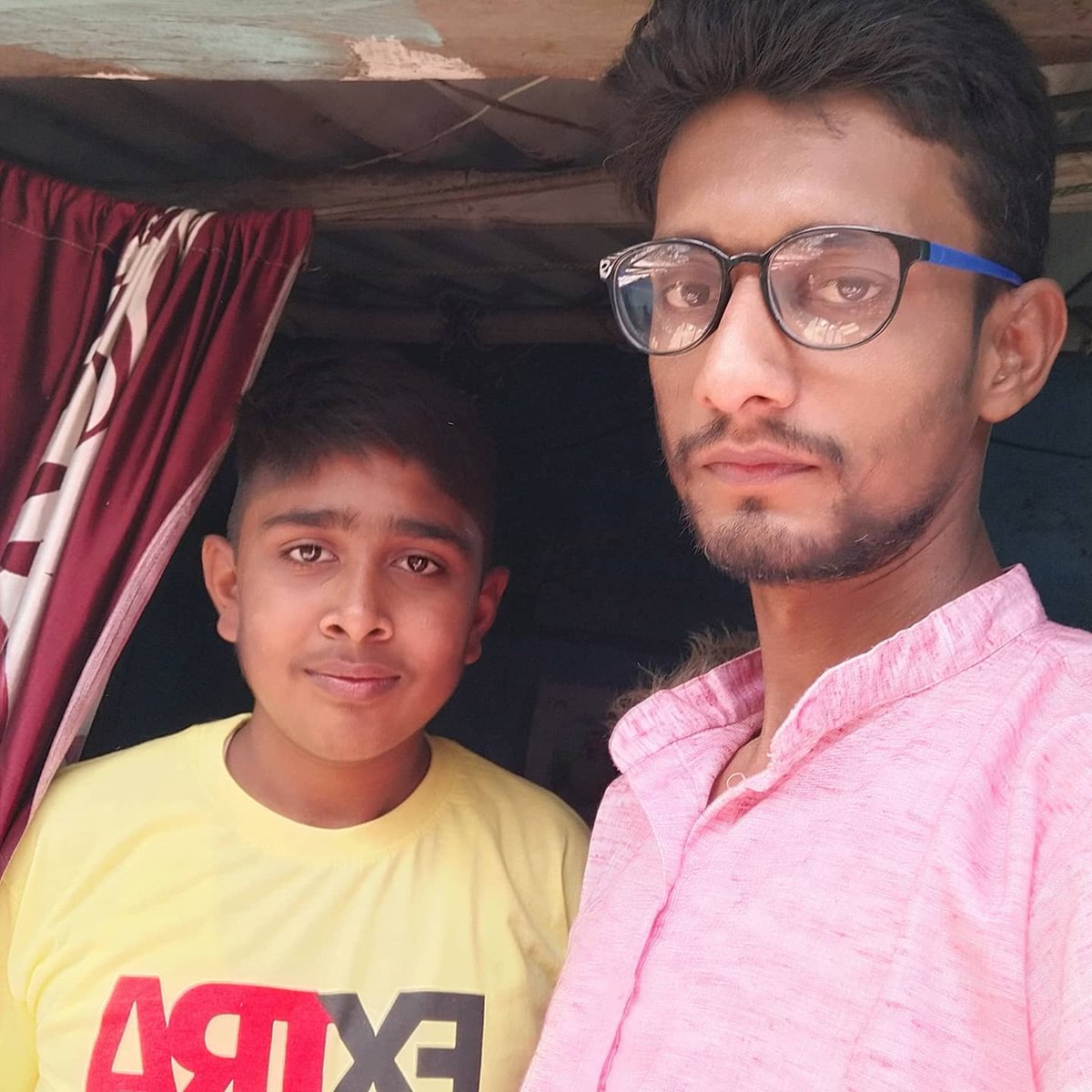 VineetRam3's tweet photo. Glasses look with my Bhanja. On occasion of her sister engagement he told me to try me his glasses 🤓 https://t.co/s4k9uC8MWC