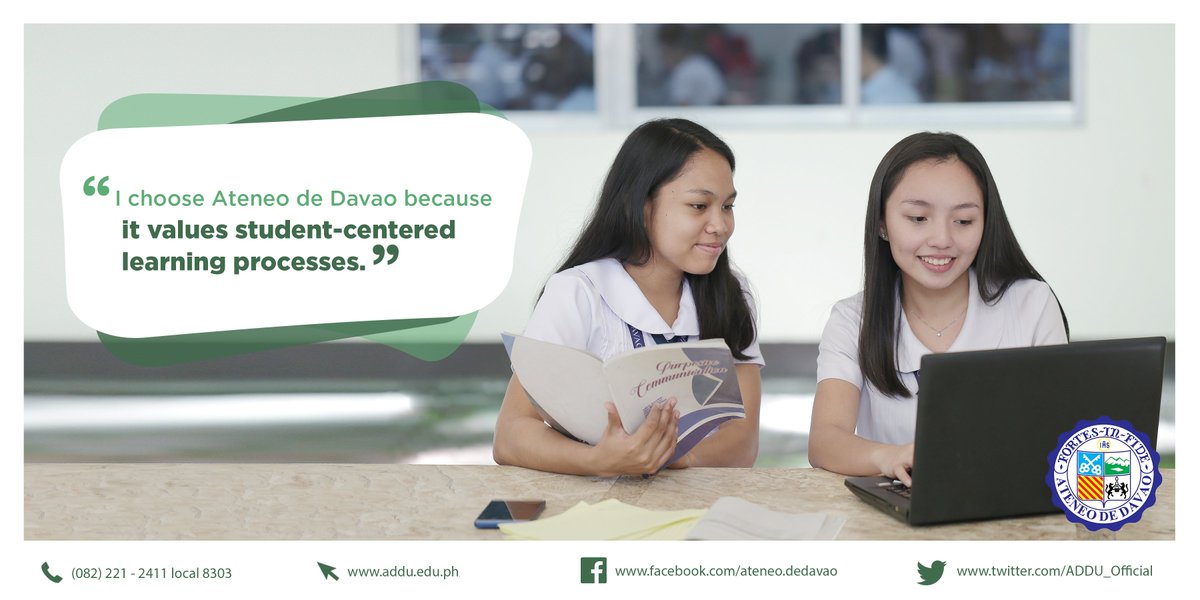 ADDU_Official's tweet photo. Why choose @ADDU_Official?

#InADDUYouBecome #ChooseADDU #IloveADDU #ADDUonline https://t.co/sNRi48xL7K