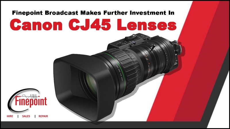 FinepointSales's tweet photo. Finepoint Broadcast makes further investment in Canon CJ45 Lenses. Contact our hire team on +44(0)1737 370033 / hire@finepoint.co.uk

Website: https://t.co/0uHfmBNV0P https://t.co/9FcuiSooRi