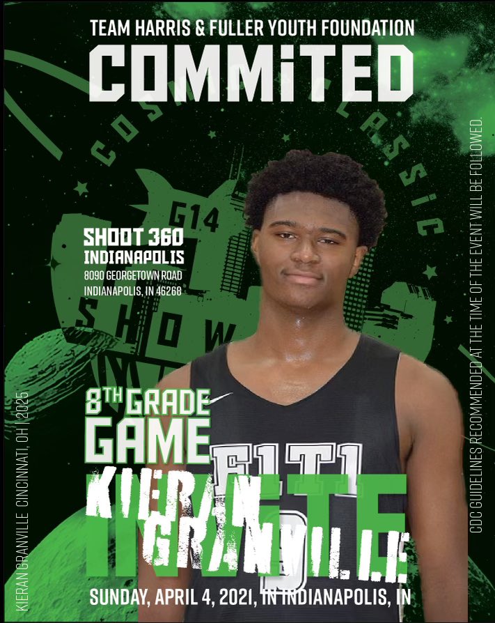 A1frumday1's tweet photo. Excited to announce Kieran Granville-Britten's commitment to @thecosmicclassic - thanks to @thats_g_ for the invitation and the @fulleryouthfoundation for the experience #basketball #2021 #success #nba #indiana #final4weekend https://t.co/MZb1Eye7SQ