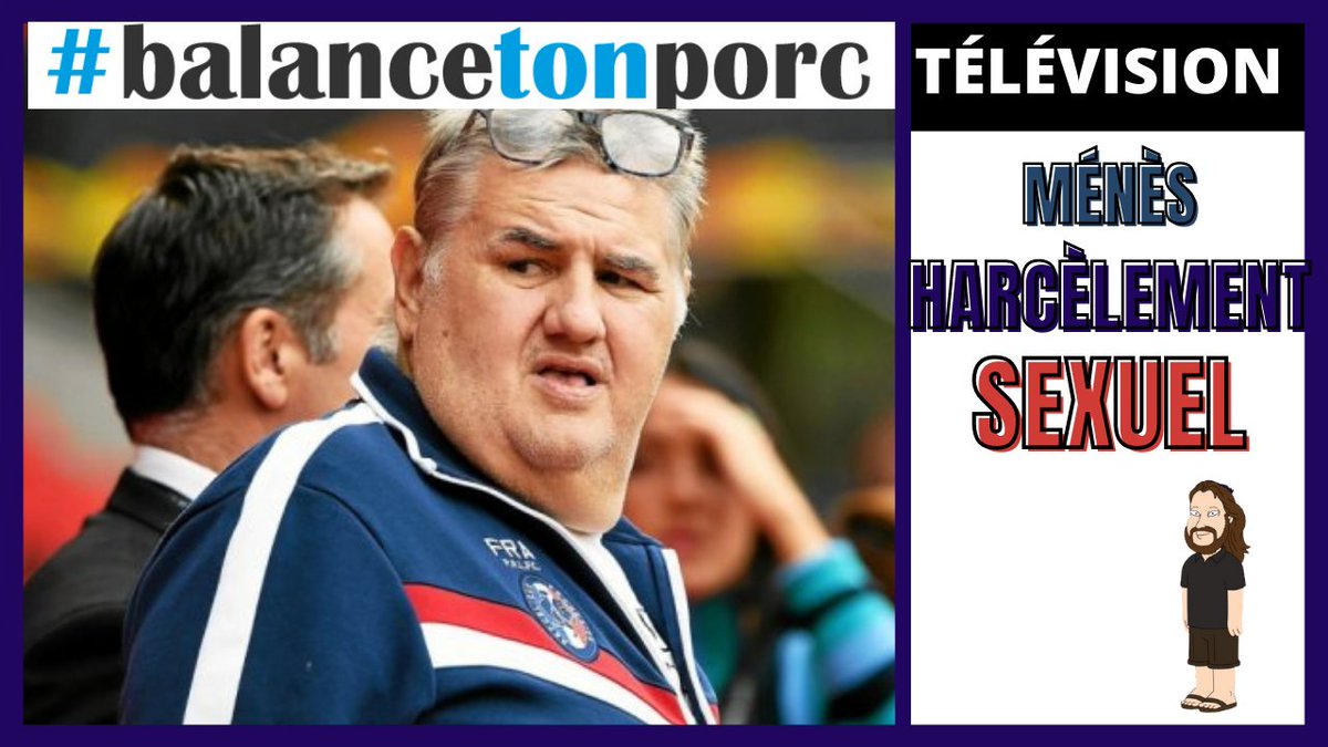 Pierre Ménès , journaliste sportif, commentateur de match de foot IRL mais aussi dans le jeu FiFA d'Electronic Arts, chroniquer dans le canal football club sur canal plus et présentateur TV se trouve dans la tourmente . Depuis quelques jours il aura réussi ( bien involontairement sans doute) à réveiller le fameux #balancetonporc​ sur TWITTER. Apres la diffusion du documentaire, “Je ne suis pas une salope, je suis journaliste" de la journaliste Marie Portolano, on a appris que certaines scène embarrassantes auraient été coupé au montage. Dans l'émission de Cyril Hanouna TPMP le journaliste à tenté de s'en expliquer mais sans réussir à vraiment convaincre. En effet dans les scènes en question le harcèlement sexuel ne fait pas grand doute et ses propos  pour s'en disculpé sonne pour beaucoup bien trop creux...