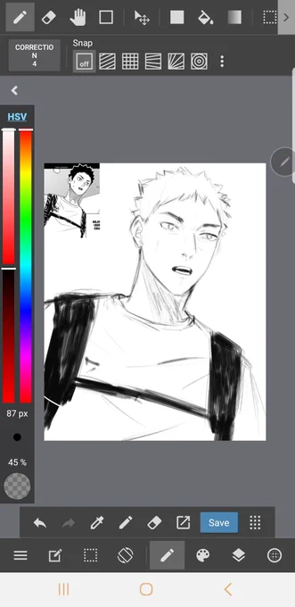 Fav app on phone to do the lines :) 