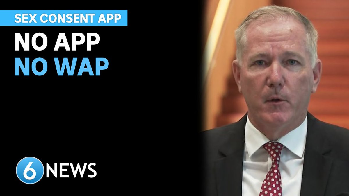 6NewsAU's tweet photo. #WATCH: NSW Police Commissioner Mick Fuller's idea for a 'sex consent app' has been mocked online, with the proposal even being dubbed 'No App, No WAP.'

OUR SPECIAL ANALYSIS: https://t.co/ZLM6Poem1S

#6NewsAU​ #WAP​ #AusPol​ #Consent​ #ConsentApp​ #MickFuller https://t.co/AFyxDqEhER