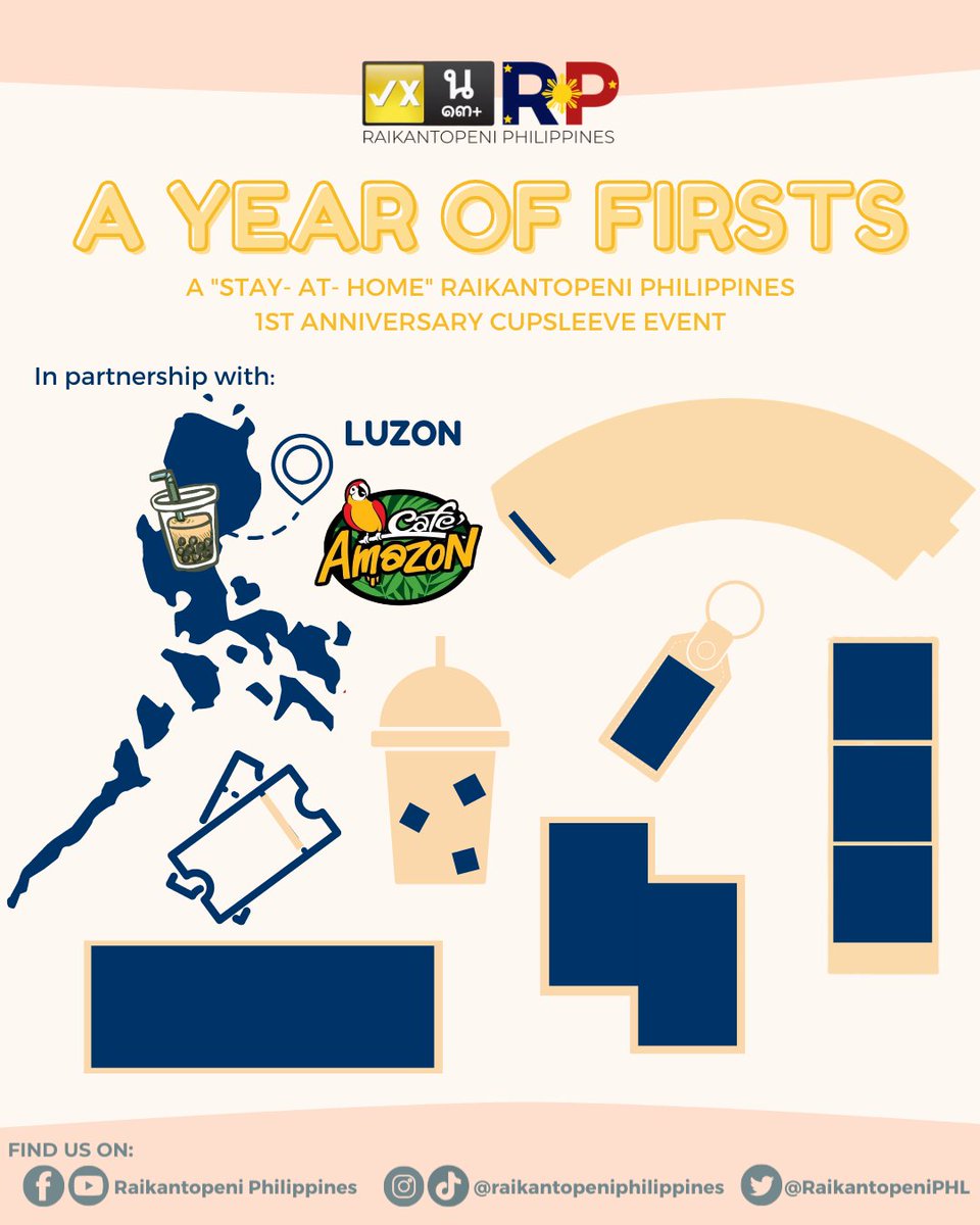 RaikantopeniPHL's tweet photo. In celebration of our month-long anniversary this April. It's time to celebrate it together! 

Join us in our VIRTUAL and EXCLUSIVE event this coming APRIL 22, 2021 and have the best BL cup sleeve event experience! 

In Partnership with Cafe Amazon!

#AYearofFirst
#RP2021 https://t.co/KPd0NlM8SR