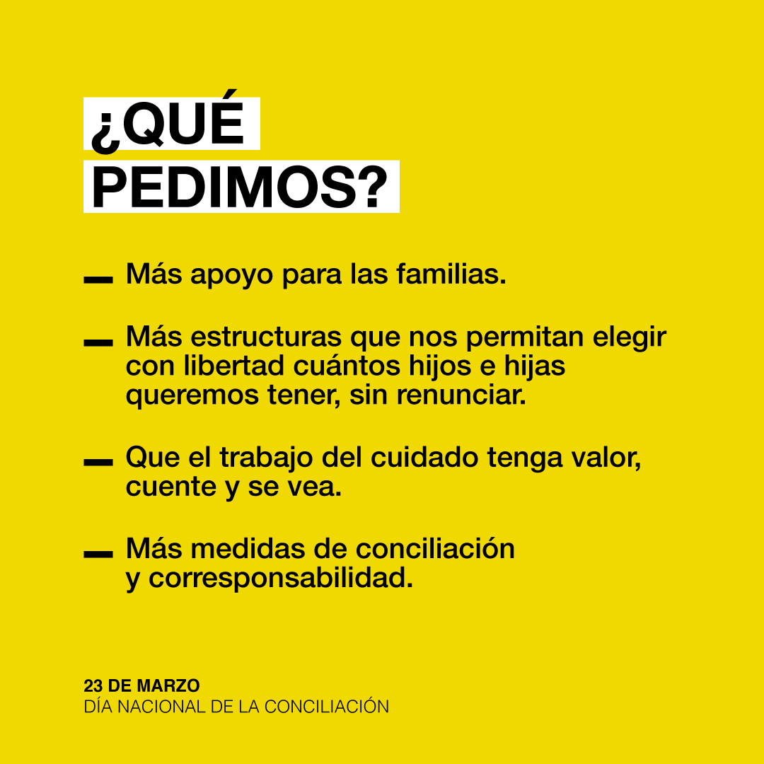 📢  Hoy es el Día Nacional de la Conciliación y llevamos nuestro grito 'Yo No Renuncio' al Congreso de los Diputados  con 

📢   <a href="/LauraBaenaFdez/">Laura Baena Fernandez</a> estará en la Comisión de Igualdad.

🔗  En el post de hoy os contamos nuestras peticiones: bit.ly/393dvt6

#yonorenuncio 💪 💛