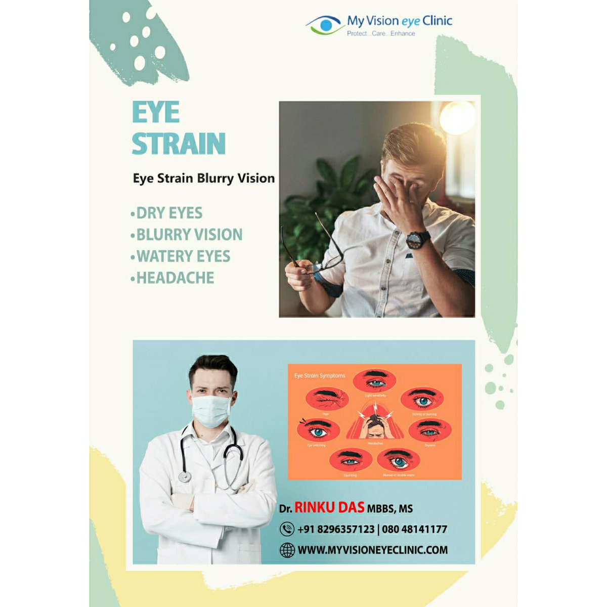 MyvisionC's tweet photo. The symptoms of digital eye strain may include dryness, blurred vision, eye fatigue and many more. Blurred vision in one eye can be due to a number of different conditions. 
 #eyesafety #eyecare #preventblindness #eyedoctor #eyes #awareness #eyehospital #opthalmologist  #myvision https://t.co/BvtUYep9Ct