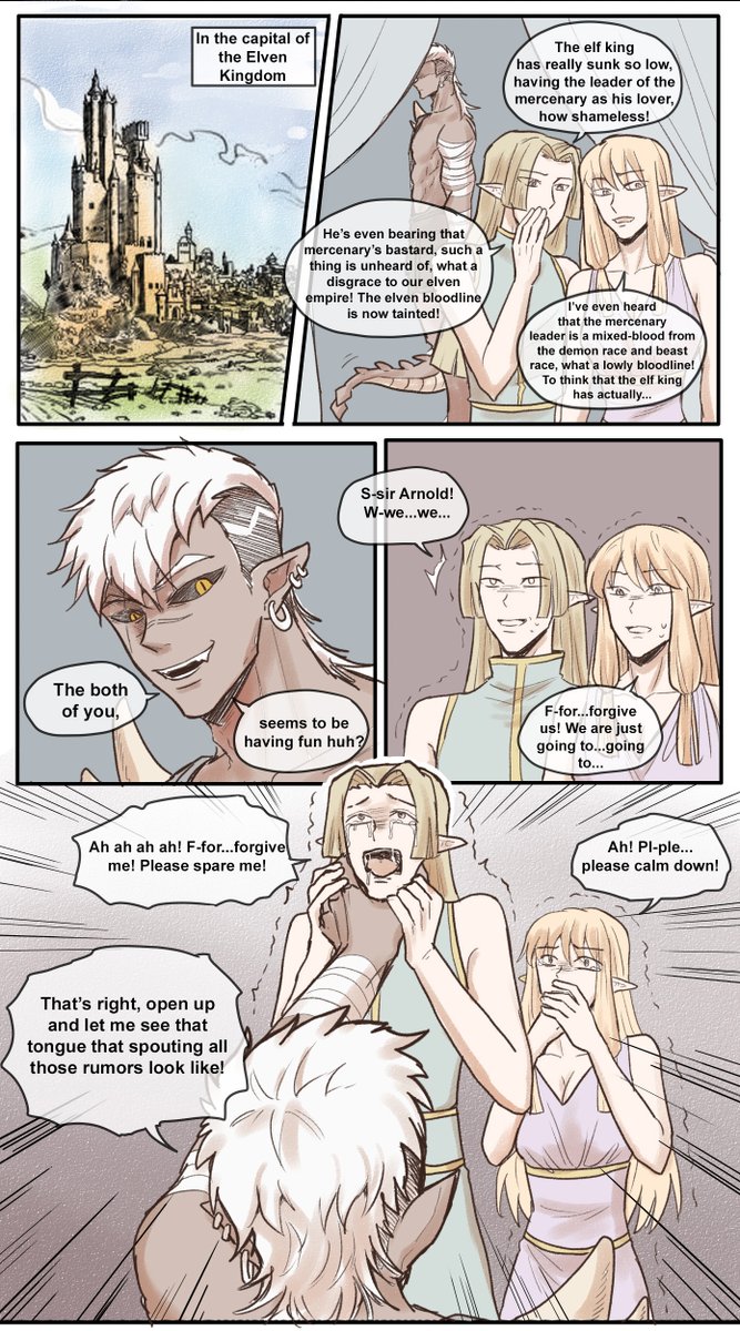 Rb日肠on Twitter The Mercenary And The Elf King Mpreg Nsfw Blmanga 孕夫 男男生子 原创漫画full Work Is On Patreon Both Eng Ver And Chinese Ver