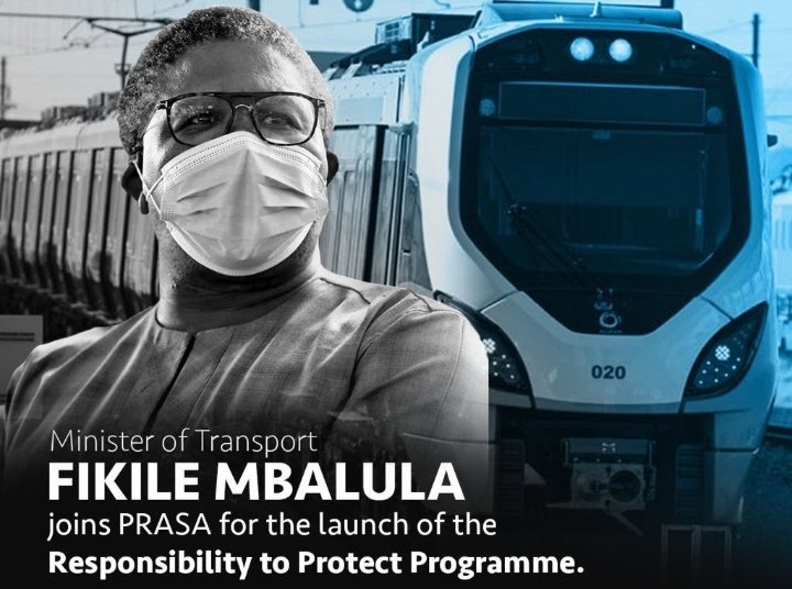 GovernmentZA's tweet photo. .@Dotransport Minister @MbalulaFikile to launch the Passanger Rail Agency of South Africa's (PRASA) 3rd leg of the, "People's Responsibility to Protect," Programme (PR2P) today at the East London Train Station today. #FixingPRASA #PR2P #PR2PLaunch
@PRASA_Group https://t.co/KnwVduTxOP