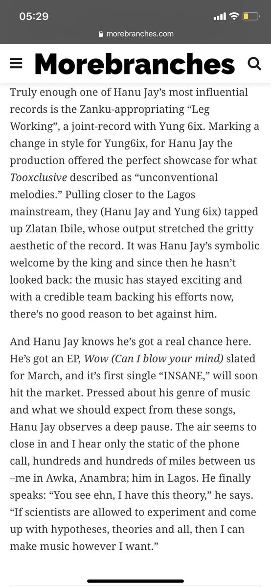 GbemiEreku's tweet photo. Read all about fast rising afrofusion artiste @Hanujay via @MoreBranches https://t.co/dA3l1mRfem https://t.co/FrbDhyPTN7