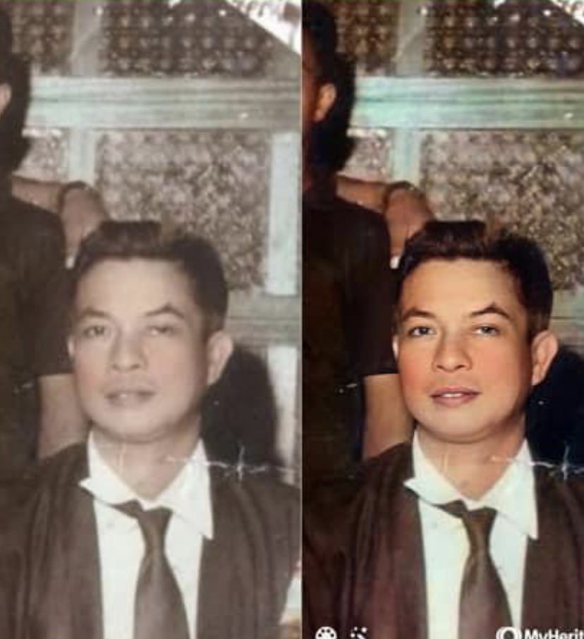 IJtotheA's tweet photo. Kamukhang kamukha ko daw si lolo sabi ni kumander nung makita nya picture na to. Aayaw pa ba ako? Nyahahaha. E sa kanya ko din namana ang hilig sa pagluto, sabong at mahjong. At pagiging loyal, Nyahaha. #linyada #winningline https://t.co/r0mu2vkndM