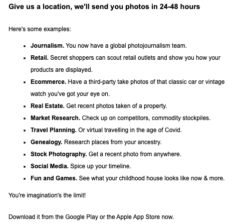 acmimagazine's tweet photo. We came across this very cool new Photography App by @freelancer . You can request for a photo from anywhere in the world and a local photographer will snap and send in 24-48 hours.  Think of all the possibilities💡 https://t.co/trEN3Qj69L