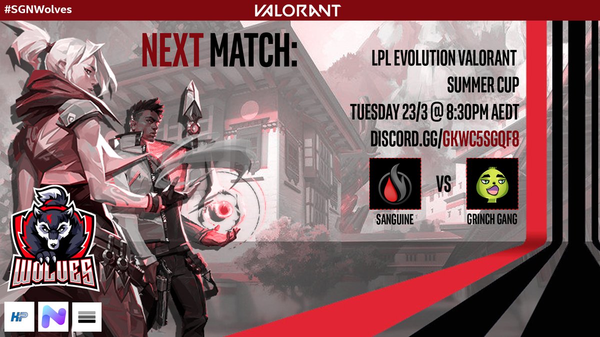SanguineOCE's tweet photo. Tonight the #SGNWolves take on @GrinchGang_ in the @LPL_Play EVOLUTION Summer Cup. 

⏱️Tuesday 23/3 @ 8:30PM AEDT

Good luck Wolves! https://t.co/EKvAFhLAKh