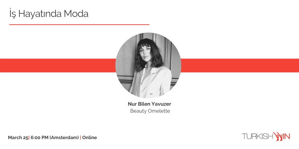 turkishwin's tweet photo. Nur Bilen Yavuzer the owner of "Beauty Omelette" , a textile and cosmetics brand. She is an entrepreneur who inspires us! Join us on March 25th at 6:00 PM for a cozy chat with her, hosted by our Netherlands Chapter.
#TurkishWINNetherlands #Sisterhood #Network4Change https://t.co/umm3gFTV8v