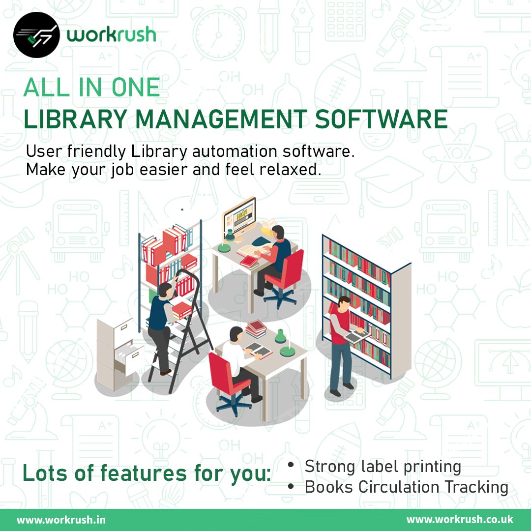 Workrush_'s tweet photo. Now manage your library hassle free with the all in one library management software from Workrush. With user friendly library automation🧑💻 make your job easy and feel relaxed. For more details DM us now.
#mangementsoftware #library #Google #software #contactus https://t.co/QhofPiAvW4