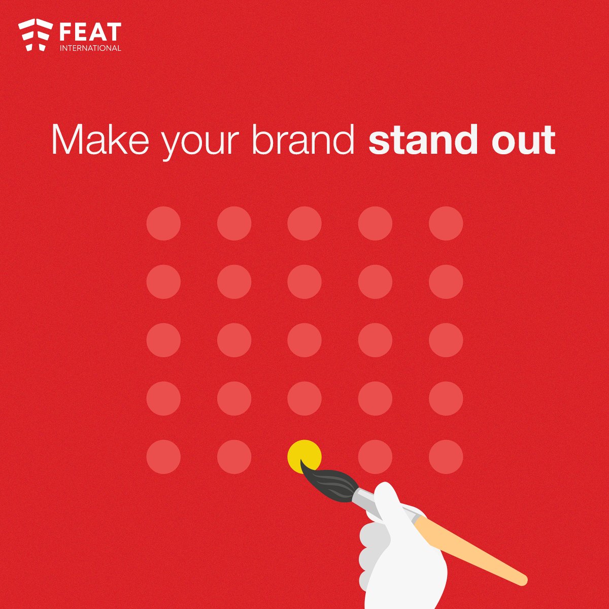 FeatIntl's tweet image. Standing out is difficult but possible. Come let’s explore possibilities amidst uncertainties and make your brand stand out together. Let’s get in touch and find out what we can do together to help you. 

#MakeYourBrandStandOut #MarketingWithFEAT #BraceforBetter #BraceforFEAT