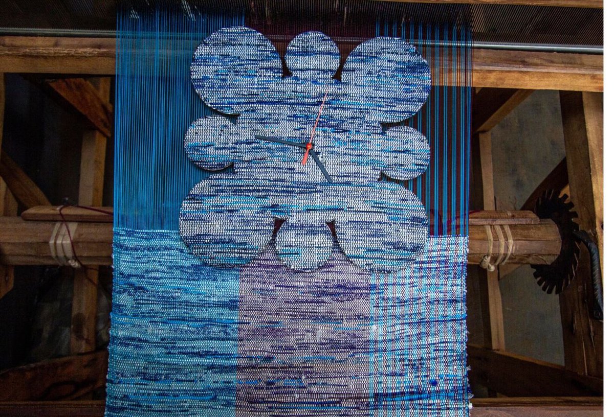 withkifli's tweet photo. All the products in the pictures are made from pure water sachets waste including her dress ✊🏿 https://t.co/oBfpElnYOX