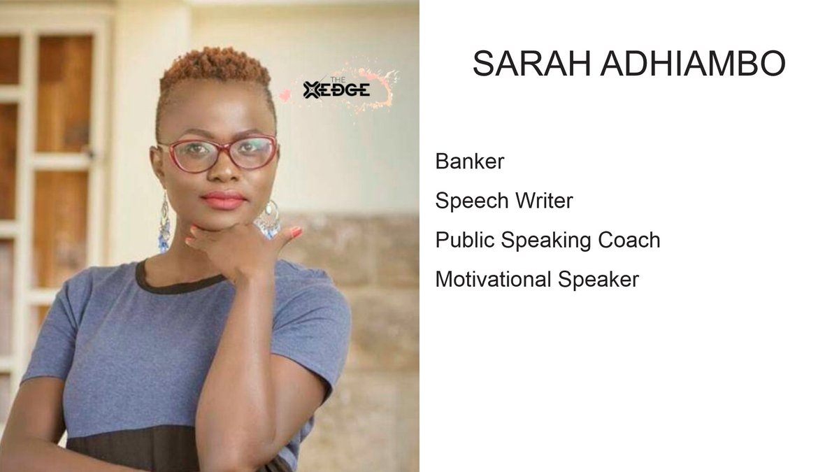 TheEdgeClub_'s tweet photo. Today we feature our founder, @sar_rah44 .
She wears many hats, and has dedicated her life to see other people improve their communication and leadership skills through her engagement at The Edge as well as other programs and institutions.
#mentorship #leadership https://t.co/E8qK0yuVax