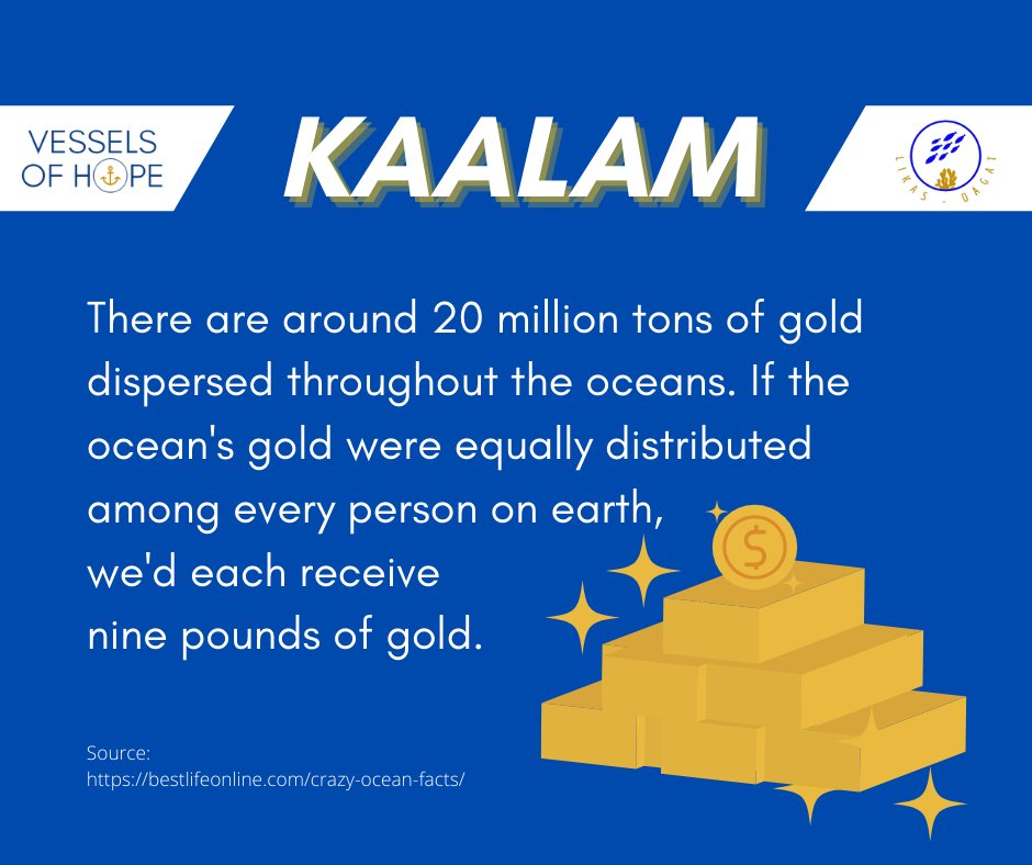 vesselsofhope_'s tweet photo. Have you ever dreamt of becoming rich? Today’s KAALAM is here to tell you that people weren’t lying when they said the Ocean is filled with riches!

#VesselsOfHope🌊 https://t.co/1jS6mt50fs