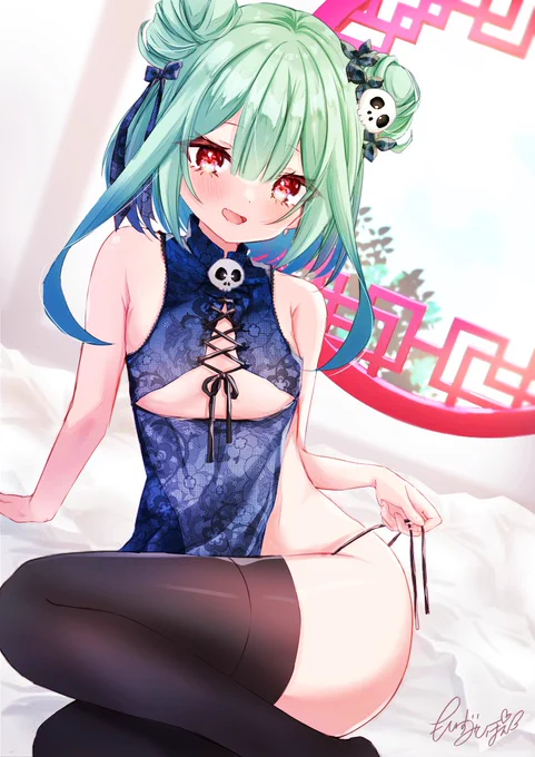 チャイナるしあちゃん?✨
#絵クロマンサー 