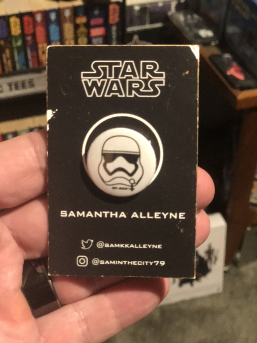 SL5146's tweet photo. Day 81 of #MySWCollection366 is a pin received from @samkkalleyne at SWCC. She was awesome and fun. https://t.co/unGVIpCMzH