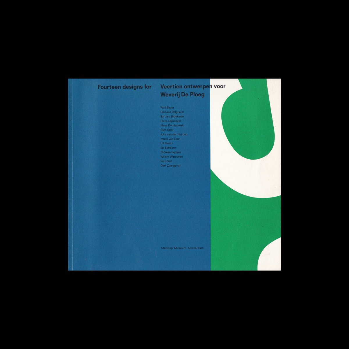 DesignReviewed's tweet image. Fourteen designs for Weverij De Ploeg, Stedelijk Museum, Amsterdam, 1989
Format: Exhibition Catalogue
Designer/s: Arlette Brouwers
Year: 1989
Client: Stedelijk Museum, Amsterdam
Size: 240mm x 220mm
#totaldesign #stedelijk