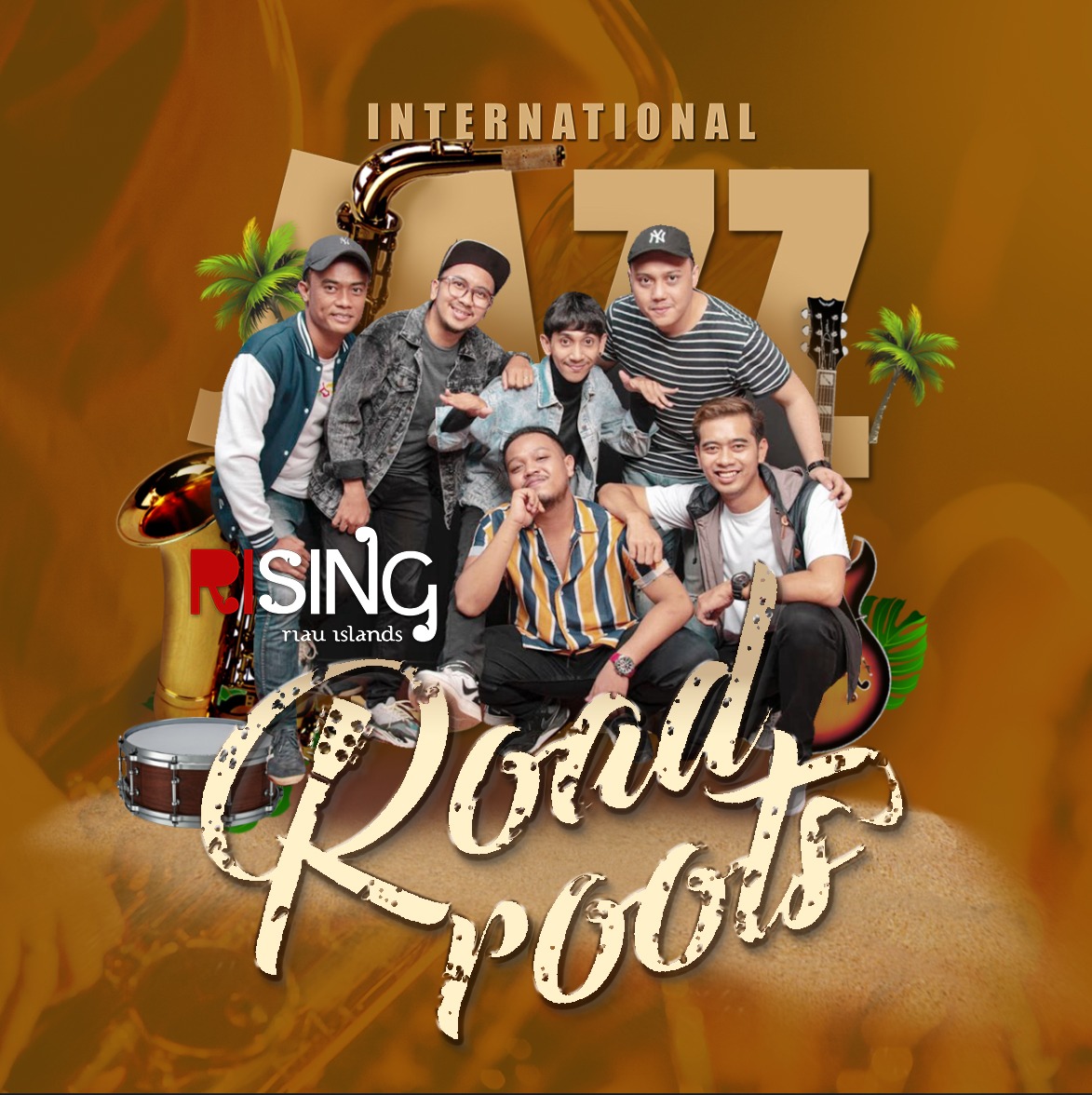 present  
𝕽𝖎𝖘𝖎𝖓𝖌 𝕽𝖎𝖆𝖚 𝕴𝖘𝖑𝖆𝖓𝖉𝖘

to celebrate International Jazz Day 2021

27-28 March 2021
17.00 - 21.00 PM
<a href="/grandbatam/">herry</a> 
Venue: F &amp; B lifestyle (Outdoor)

#jazzday10 #jazzday #Batamjazzsociety #risingriauislands #kepribangkit #batamilikita
#grandbatam