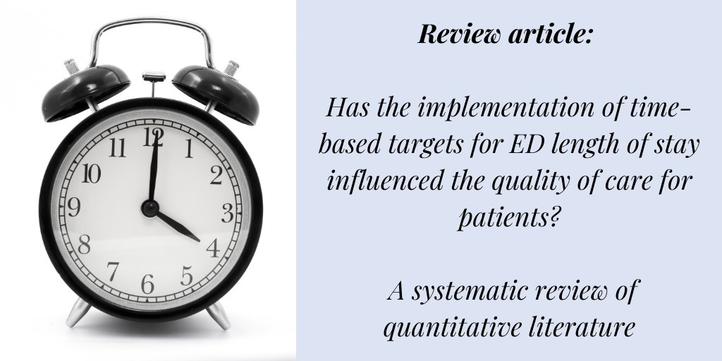EMAJournal's tweet photo. Has the introduction of time based targets in EDs influenced quality of care?

#FreeAccess for 2 months

https://t.co/p7WJXBHNZU

@nzpetejones @likeadoc @drvinaybg @robdmitchell @ian_bissett
@Wiley_Health @acemonline https://t.co/HZ5nmxrupZ