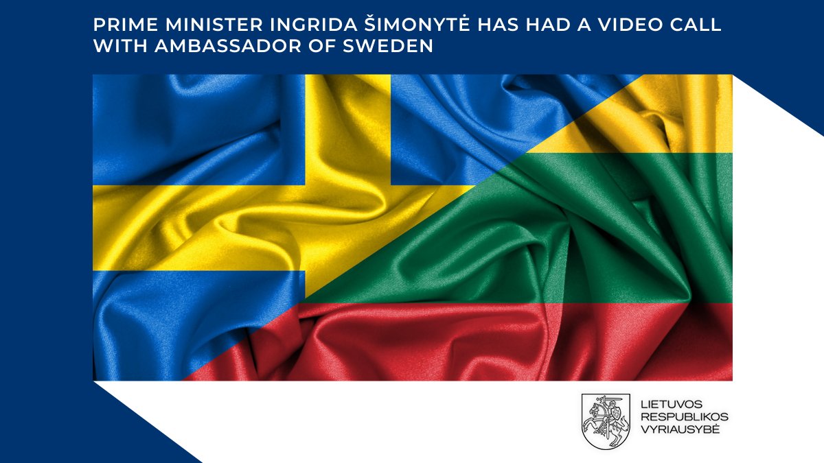 LithuanianGovt's tweet photo. According to @IngridaSimonyte, more efforts should be taken to encourage people-to-people contacts and cultural exchanges while building on the shared history.
🔗 https://t.co/3N7PjvQjTq
#Lithuania #Sweden https://t.co/8ACW0eMZeD